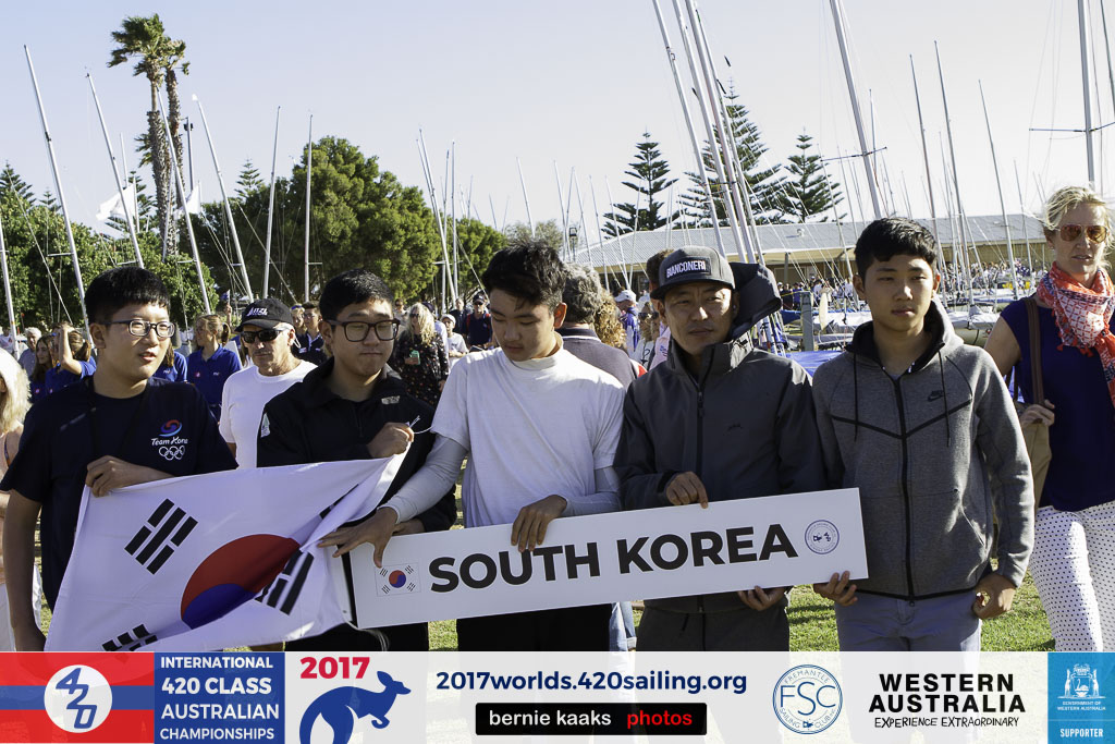 420 Worlds welcomes South Korean Sailors